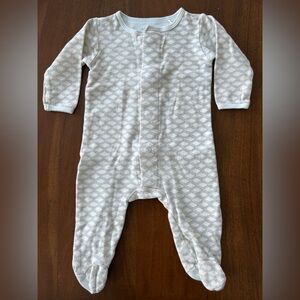 Magnetic Me blue diamond Patterned Kids Footie